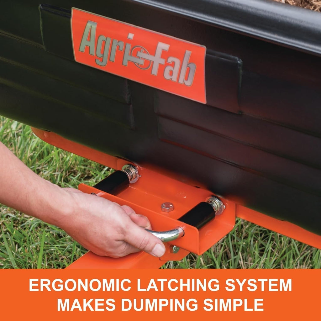 Agri-Fab 16 cu ft Steel Dump Cart – 800 lb Capacity
