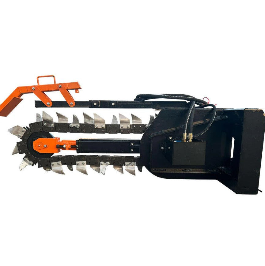 AGT ECSSCT72 48" Skid Steer Trencher Attachment – 60" Dig Depth