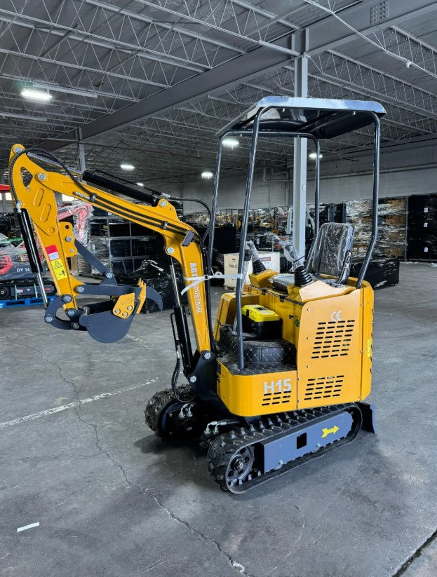 AGT H15 1.5-Ton Mini Excavator – 13.5 HP RATO, Pilot Controls