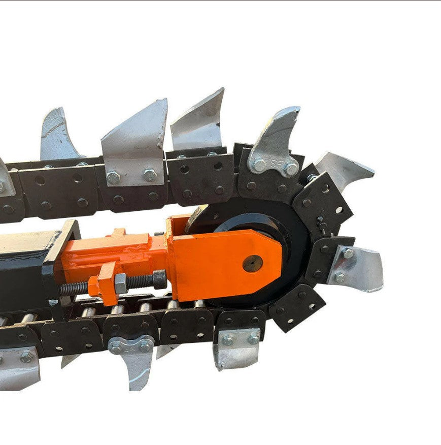 AGT ECSSCT72 48" Skid Steer Trencher Attachment – 60" Dig Depth